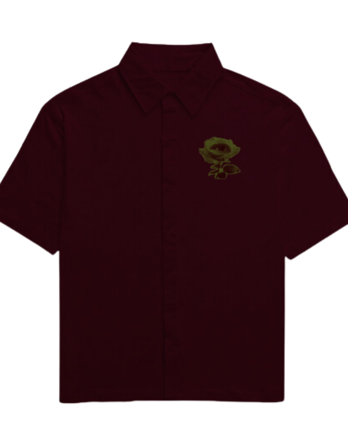 Maroon rose shirt